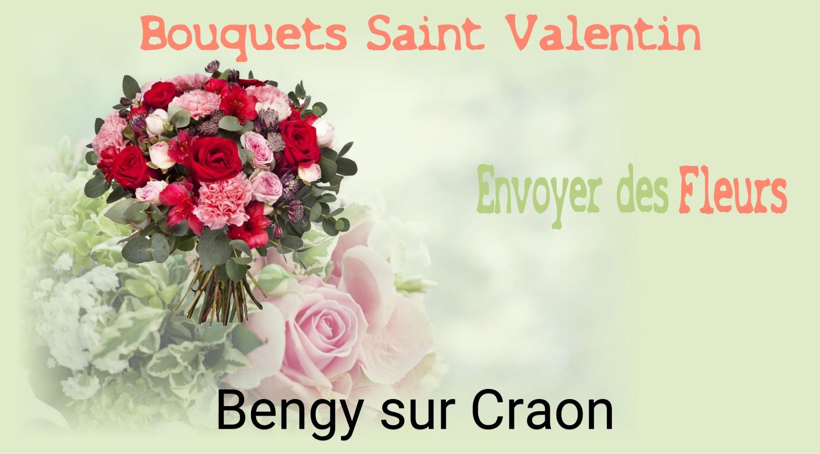 Roses de Saint-Valentin livrées à Bengy-sur-Craon